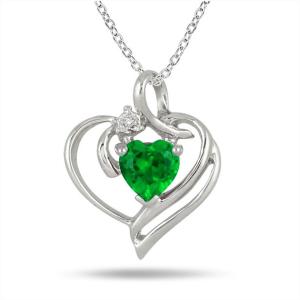 sz spring heart emereald